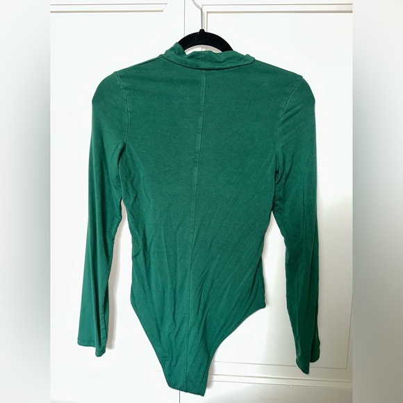 Green A New Day mock neck body suit. Size small. - Picture 2 of 3